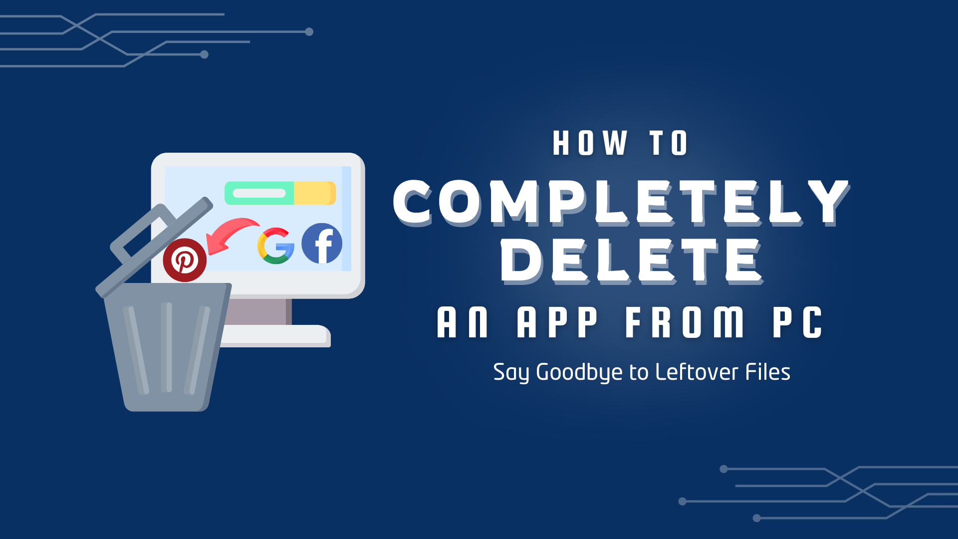 completely delete an app