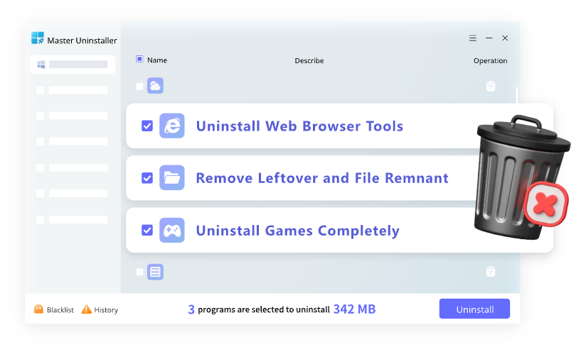 Master Uninstaller